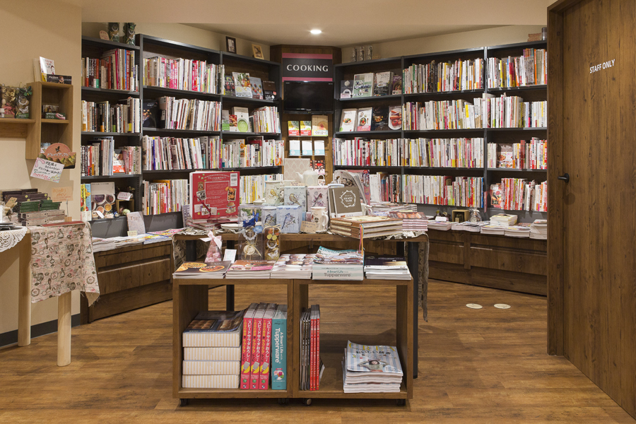 オリジナルで造作した棚の様子