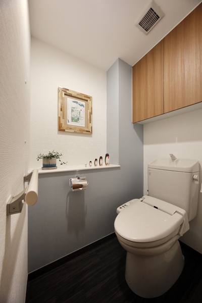 既存設備を活かしたトイレの様子