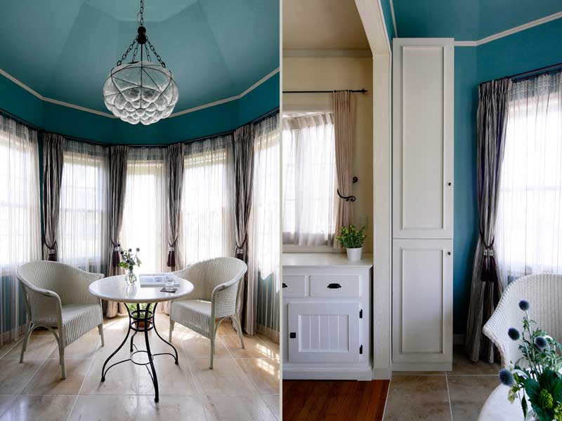 カーテンが印象深いNOOKの様子