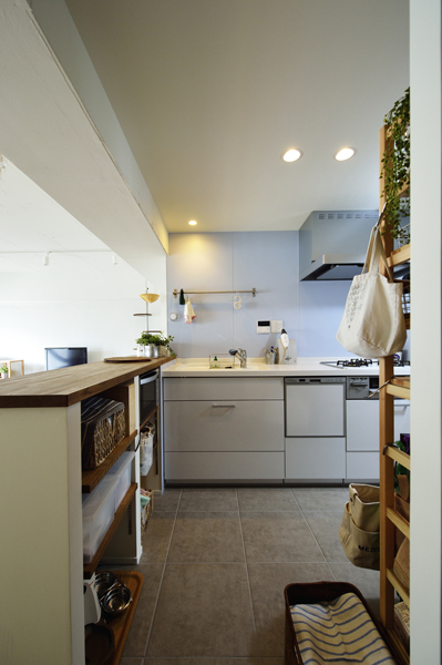 キッチンカウンターの様子