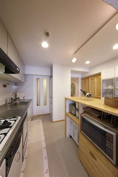 オープンキッチンの様子