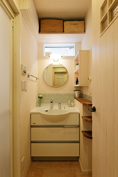 洗面室の様子。