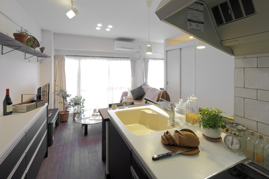 キッチンからの様子