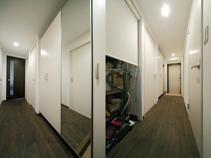 玄関と廊下の様子