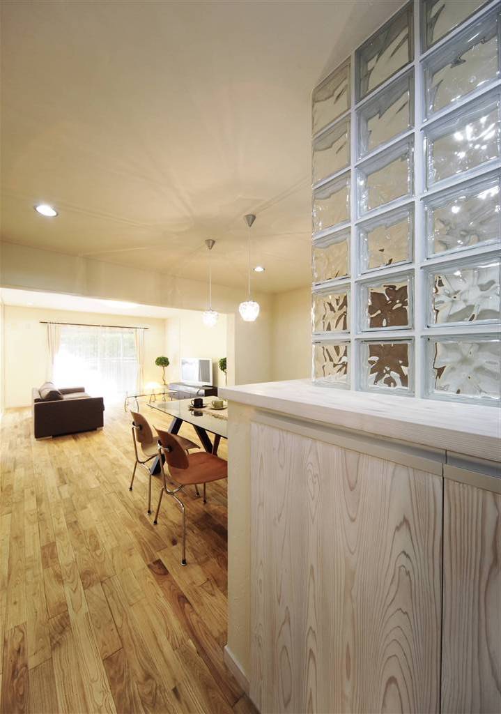 廊下をLDKにした様子