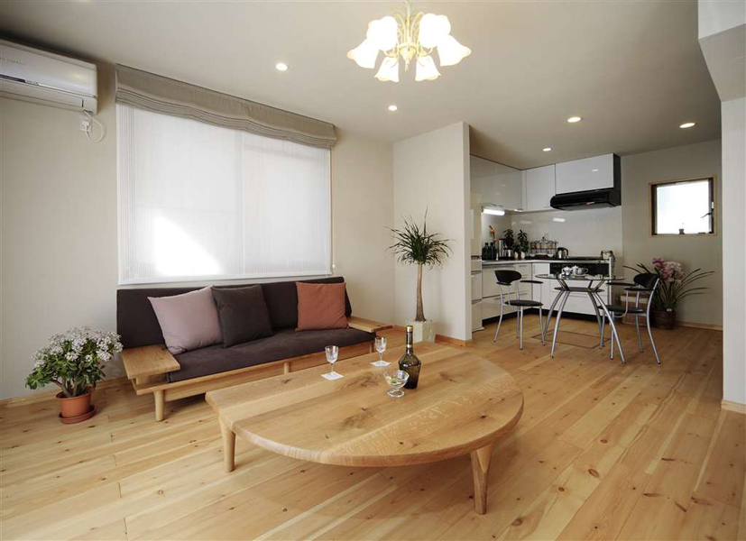 開放的なLDKの様子