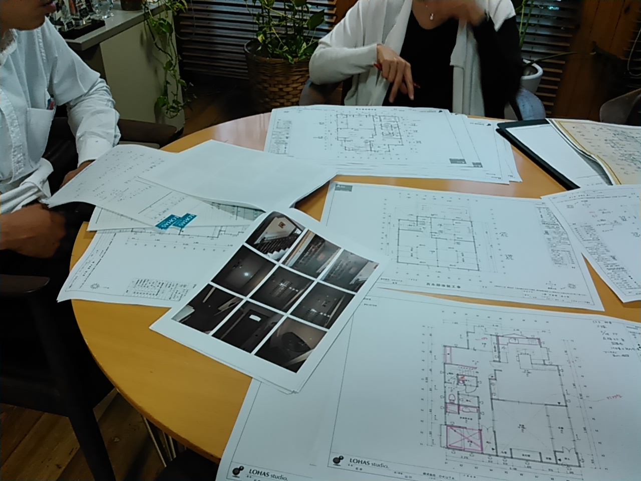 打ち合わせ風景です。