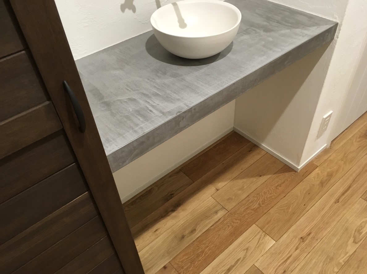 洗面台の造作　★　MORTEX　モールテックス　★