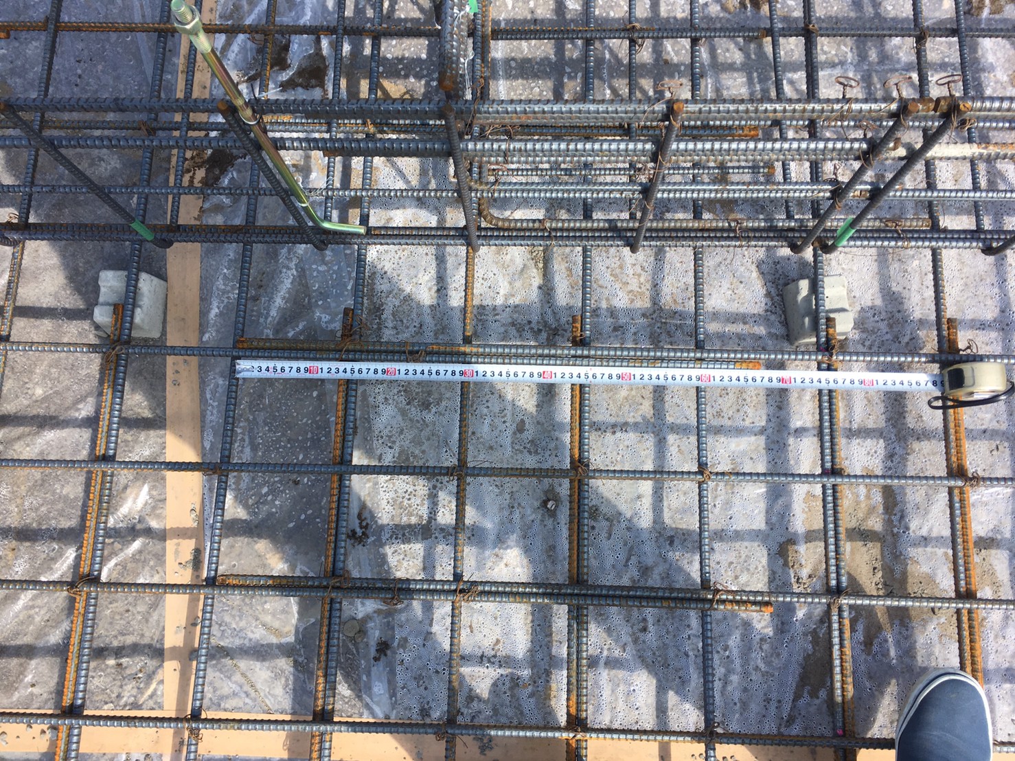 新築工事　配筋検査　JIO