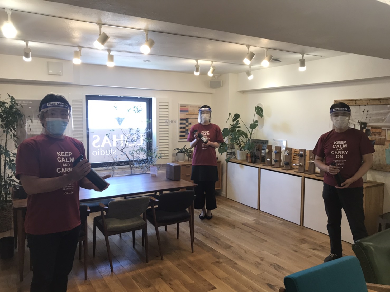 ソーシャルディスタンス　～　来店頂きました際に　～