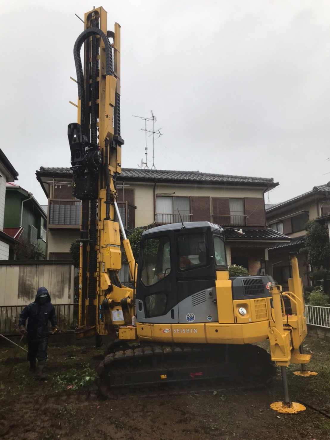 地盤改良工事　～新築へのみちのり～