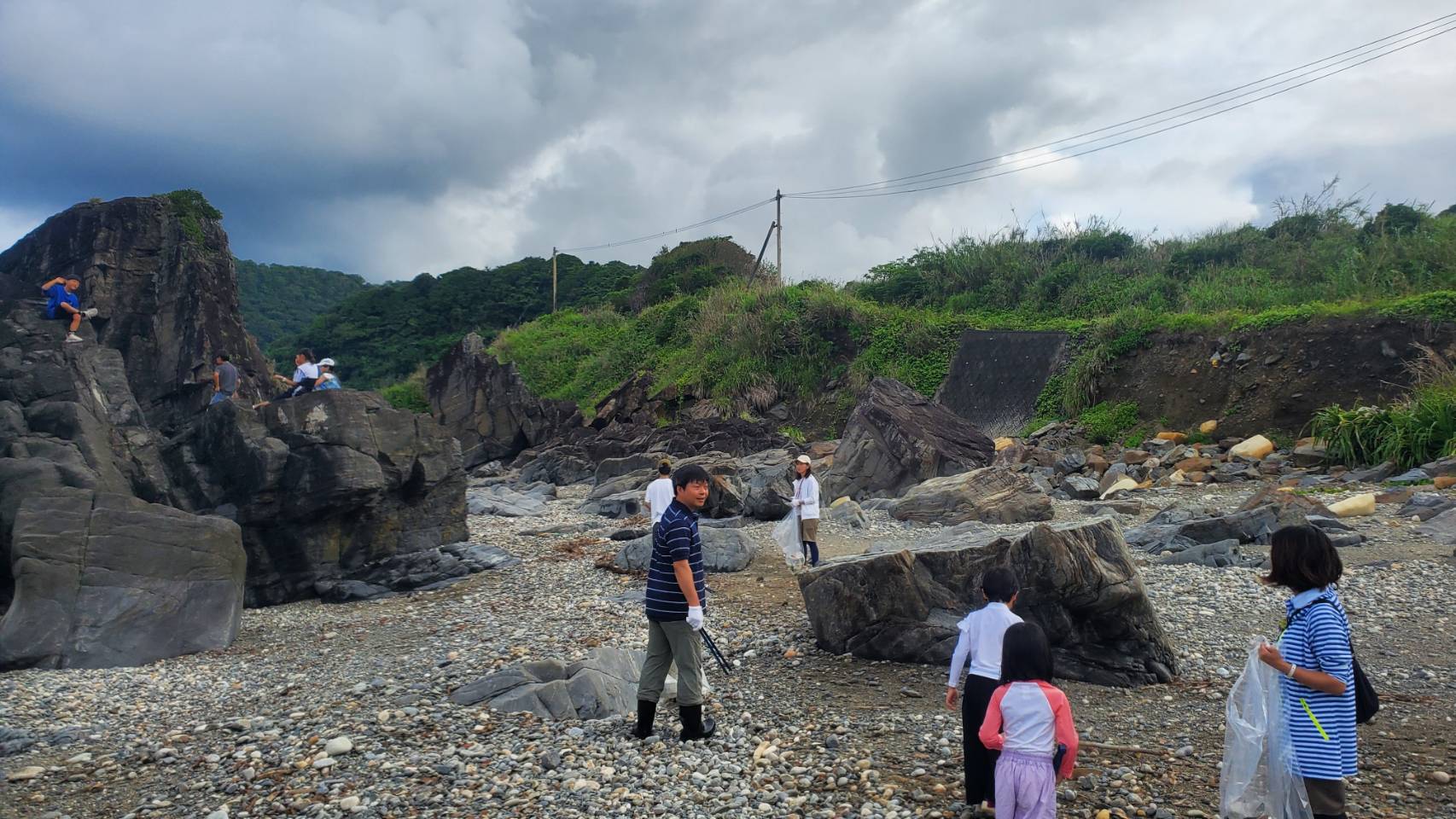 ビーチクリーン👣　