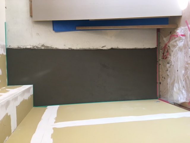 クロス下地工事　マンション壁、躯体、クロス