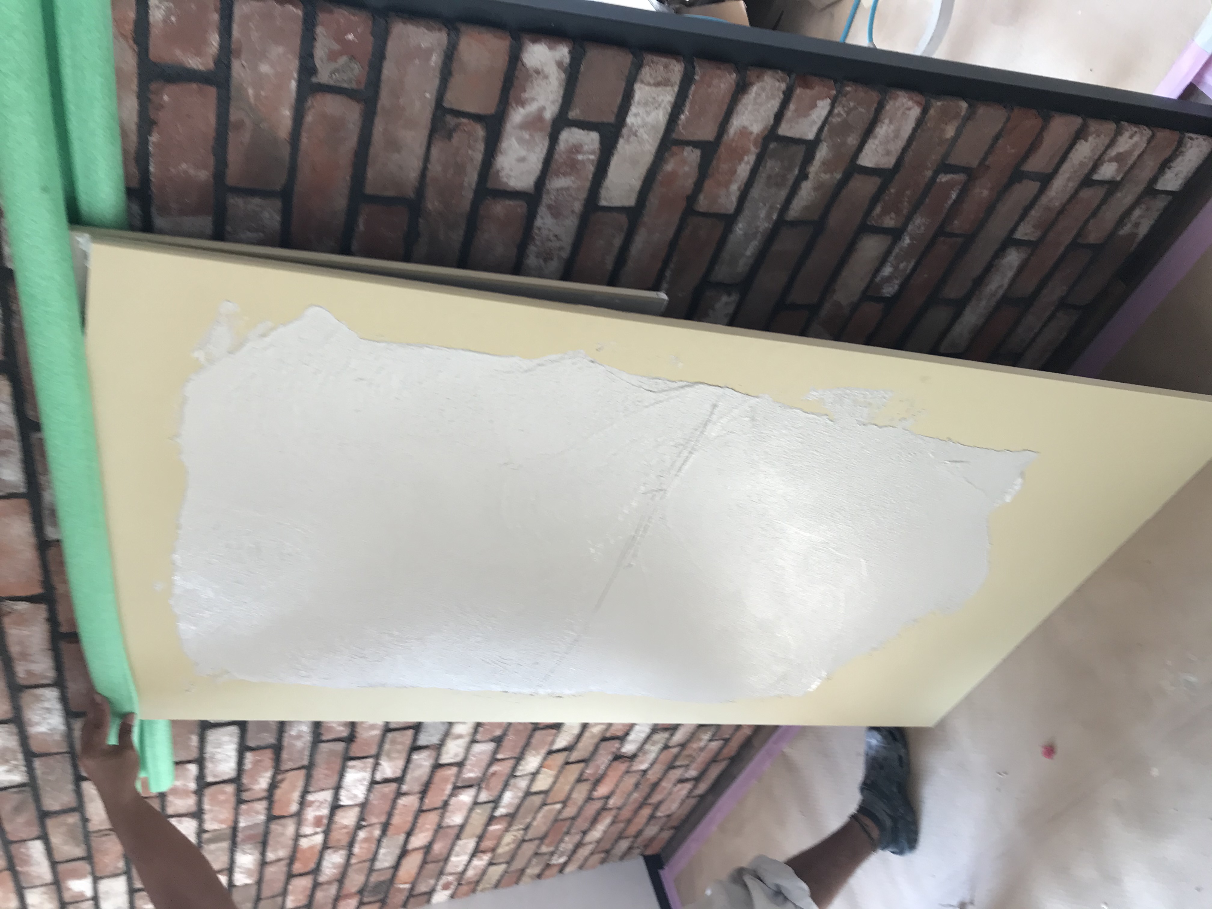 久しぶりの珪藻土パターン確認