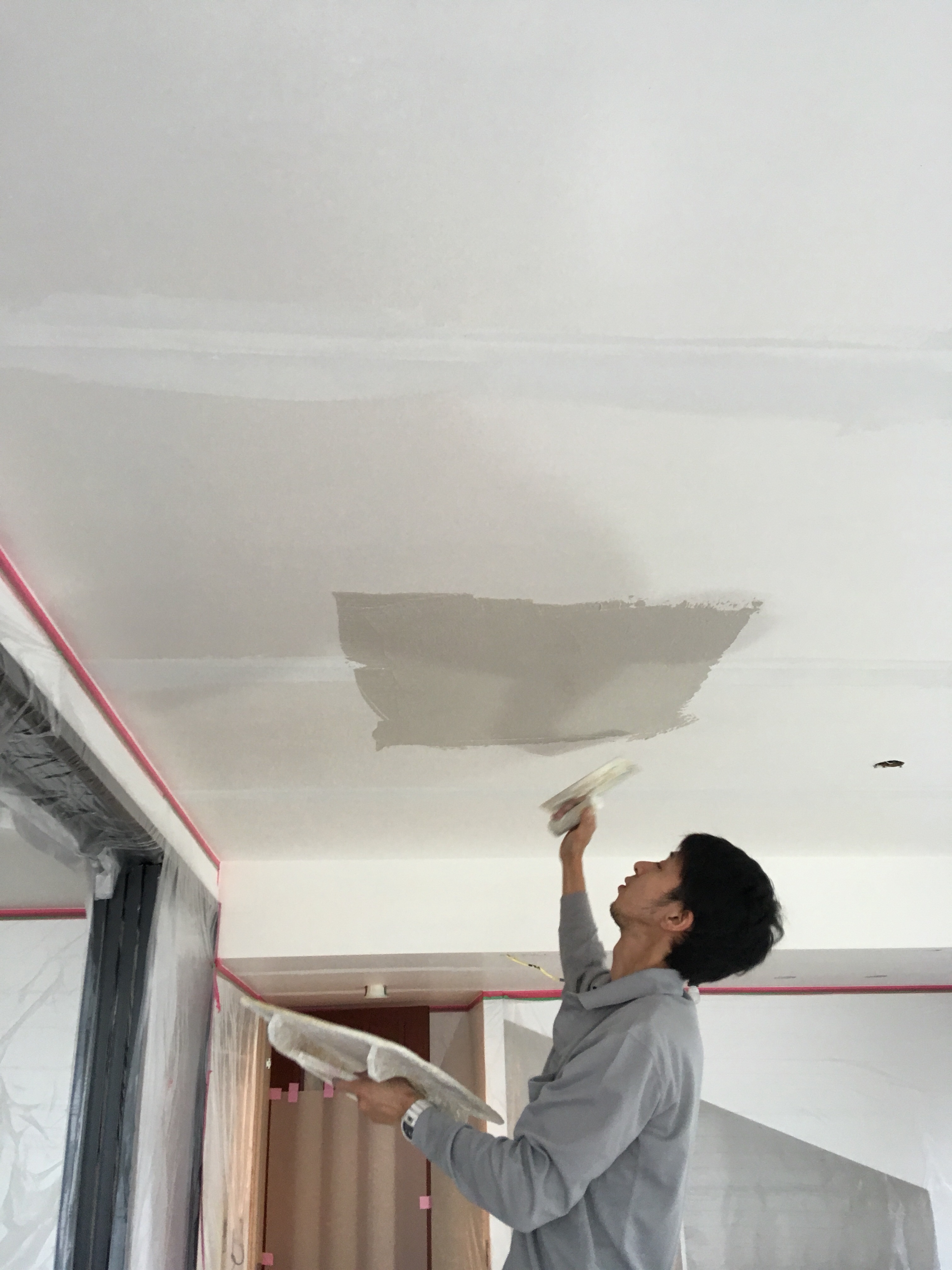 珪藻土パターン確認中