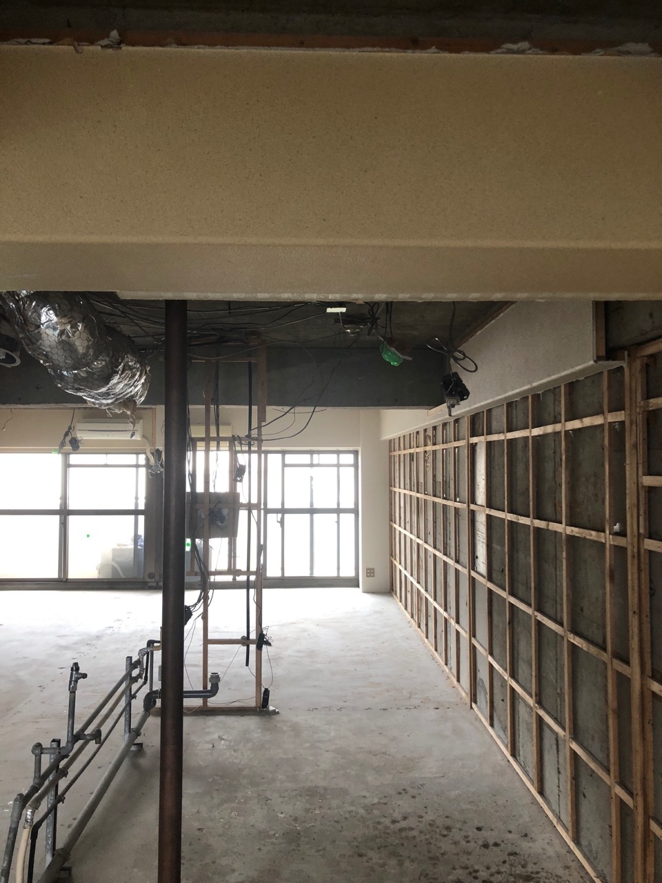 マンション全改装工事がスタート