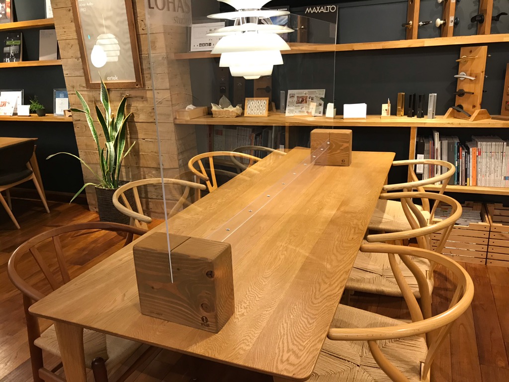 コロナ感染防止対策　～商談テーブル