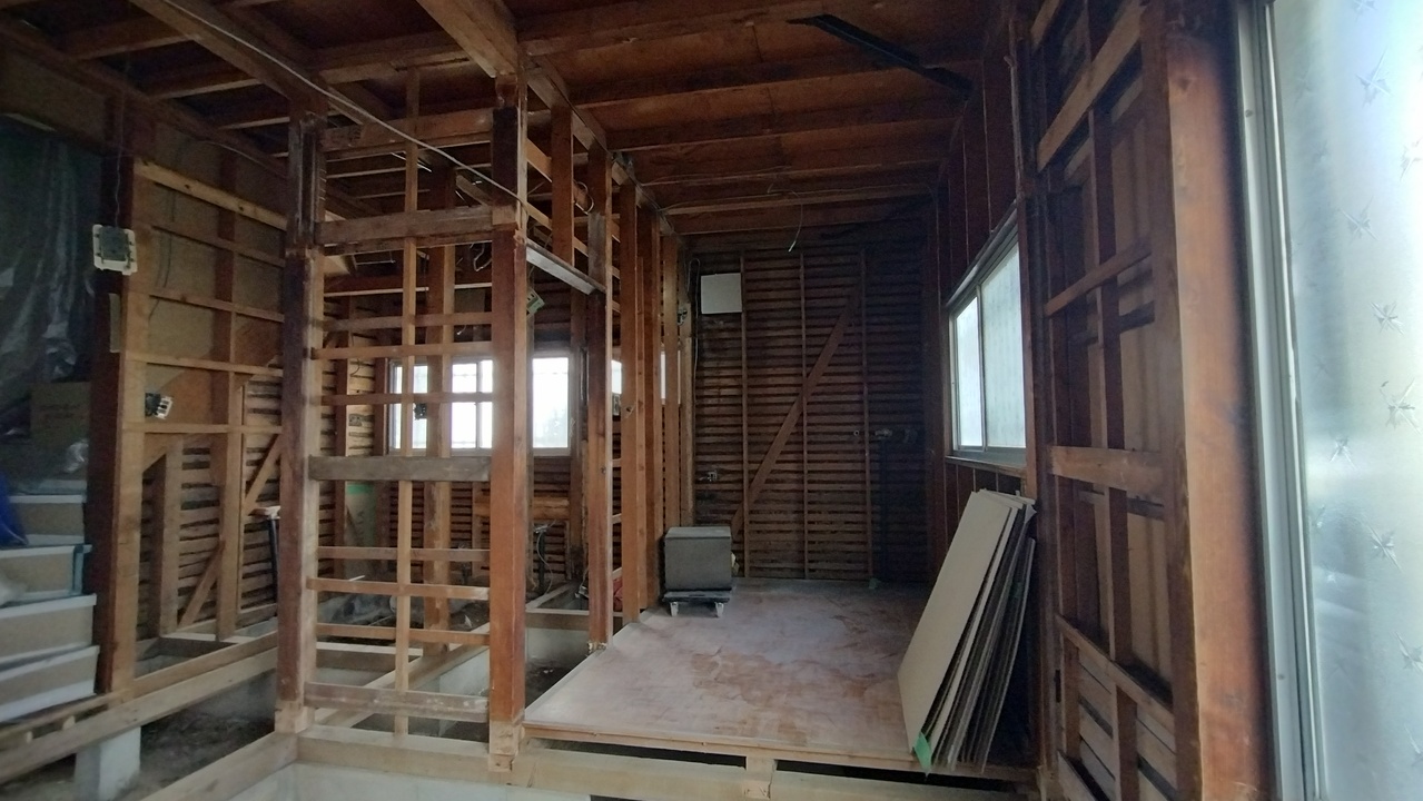 木造住宅の構造確認を行いました。構造補強計画の検討