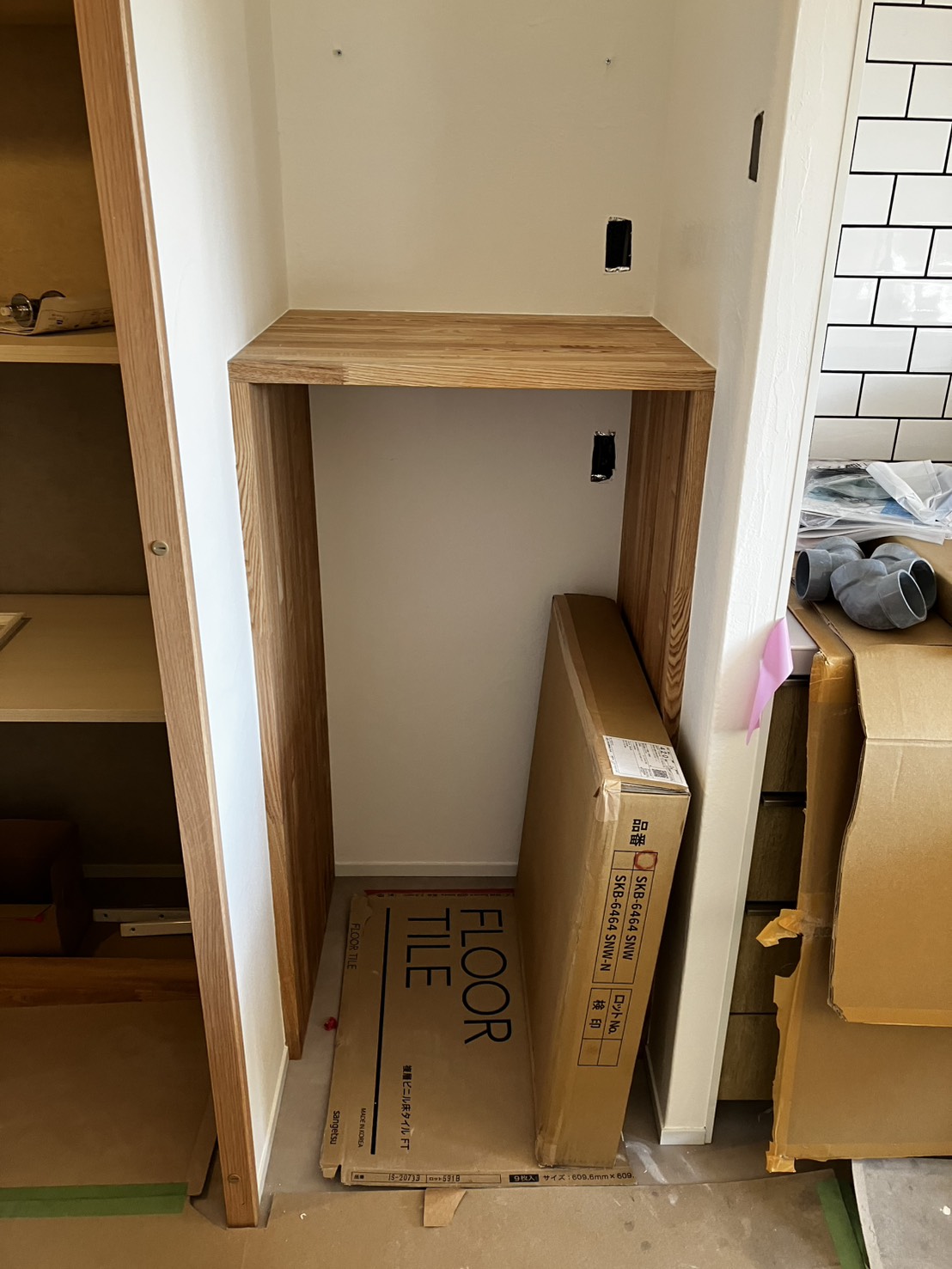 マンションリフォーム進行中｜収納スペースの完成前チェック