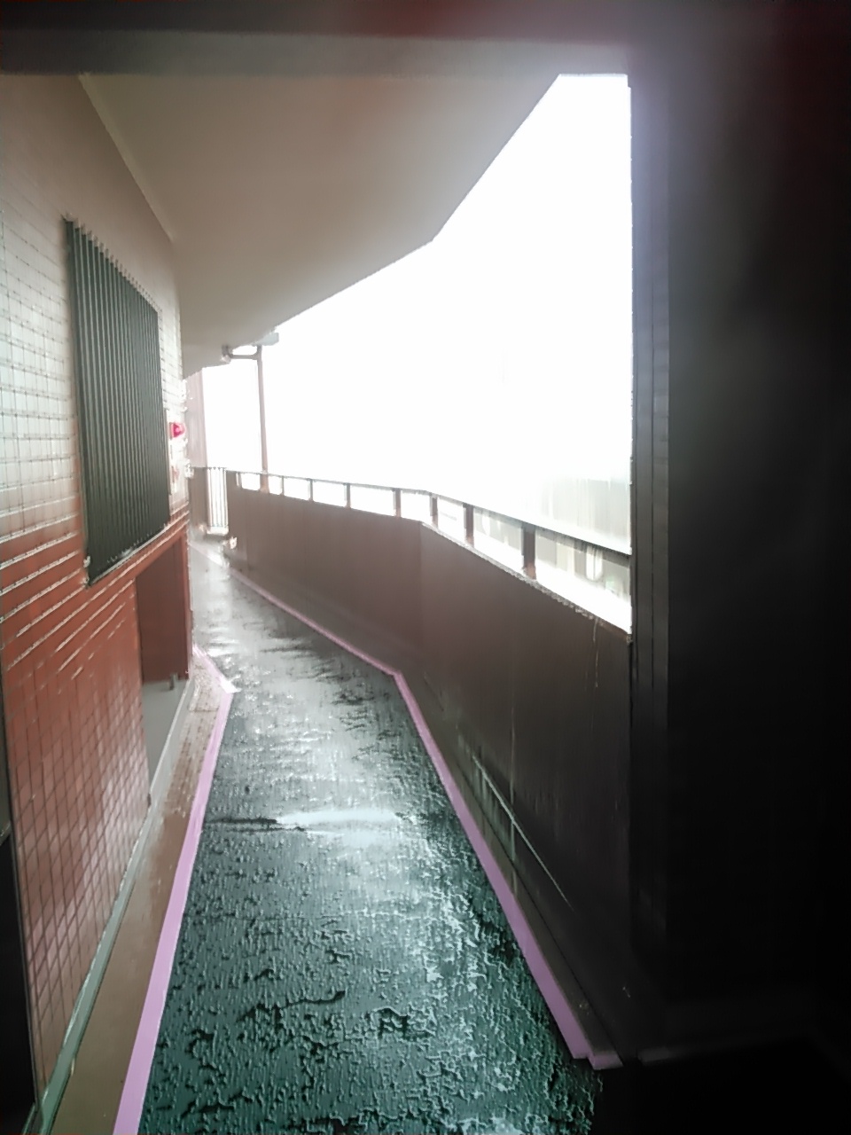 台風9号急接近！　豪雨にはご注意を。　