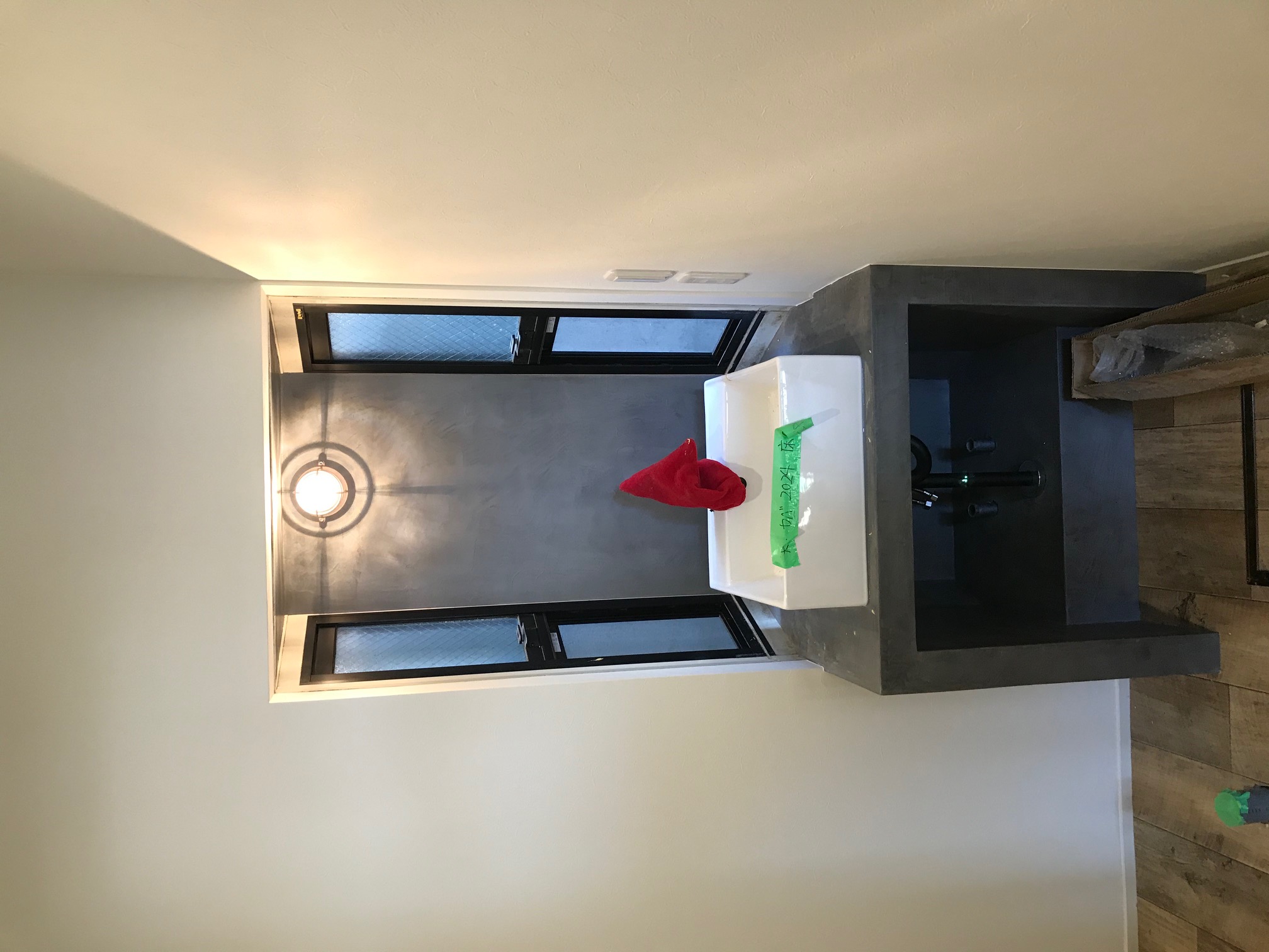 戸建モールテックス施工　『～造作洗面台編』