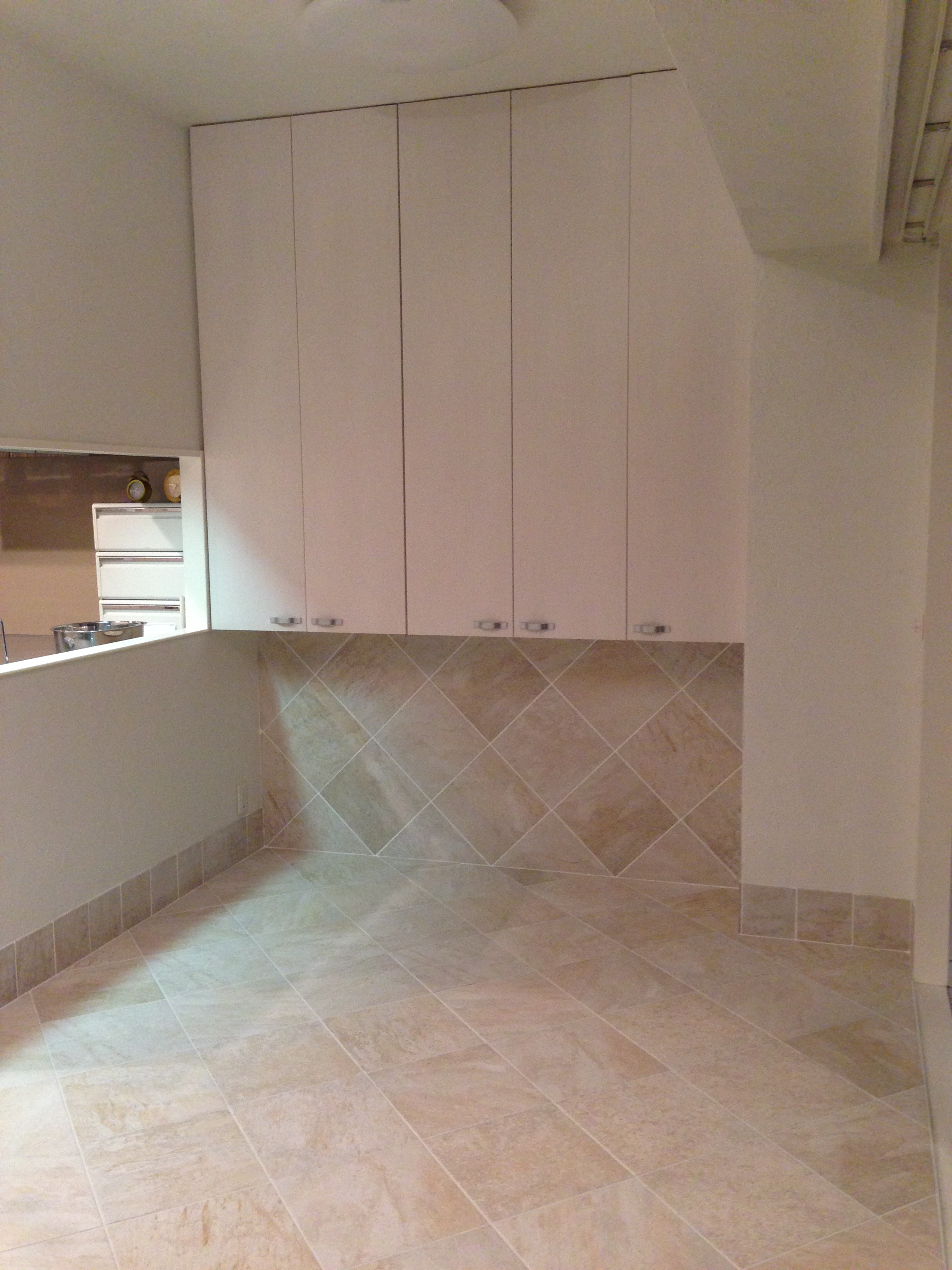 タイル工事～斜め張り続編～