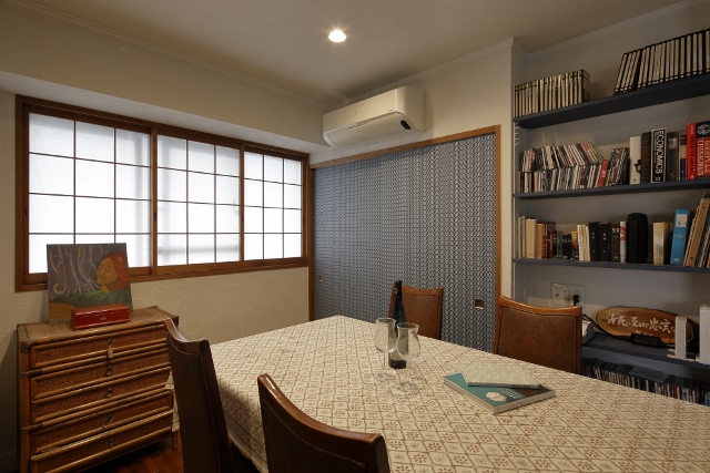 和室を洋室に。。。あえて和室感を取り込む空間に♪