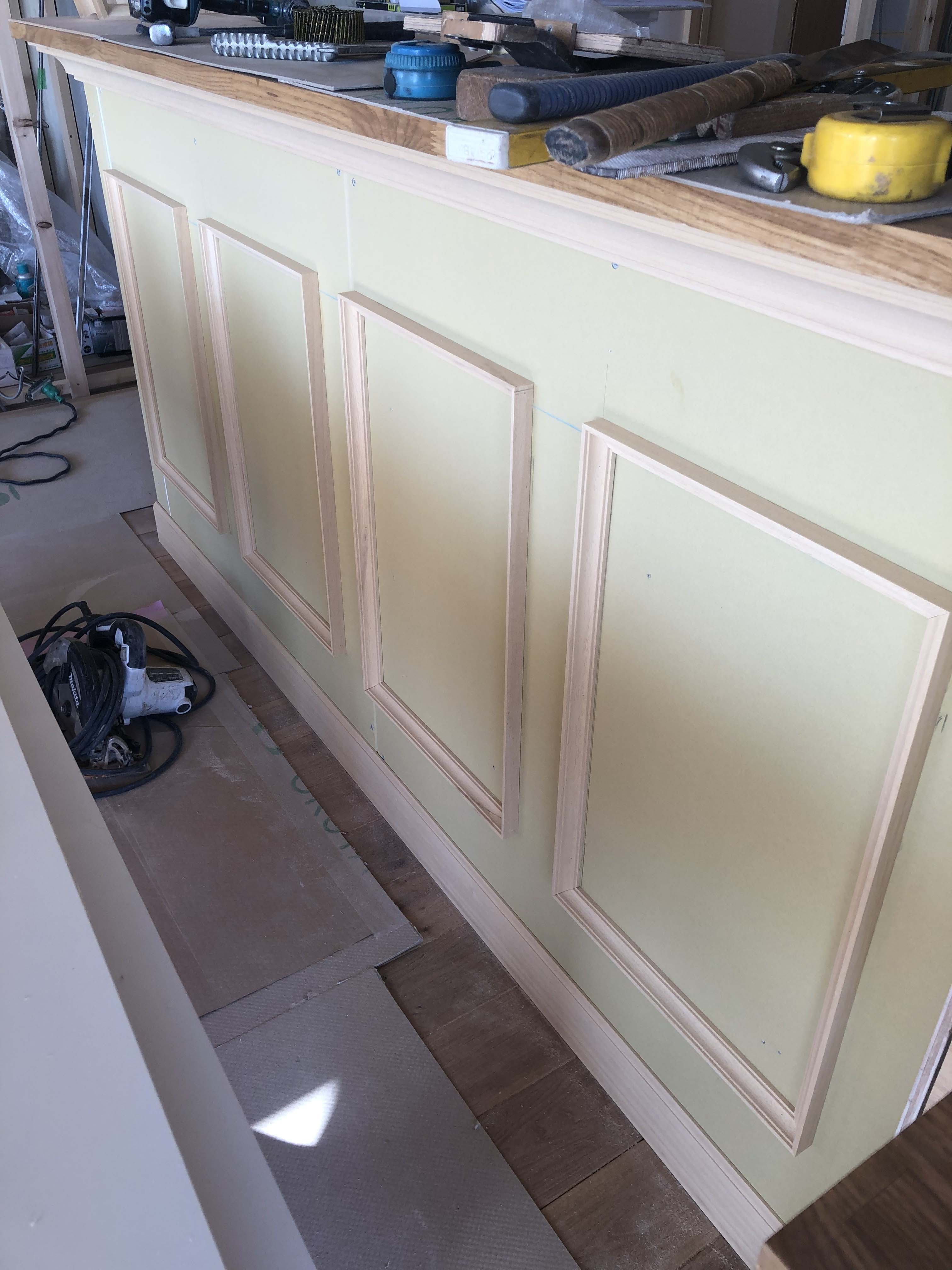 大工さんの力作！！本棚造作♪