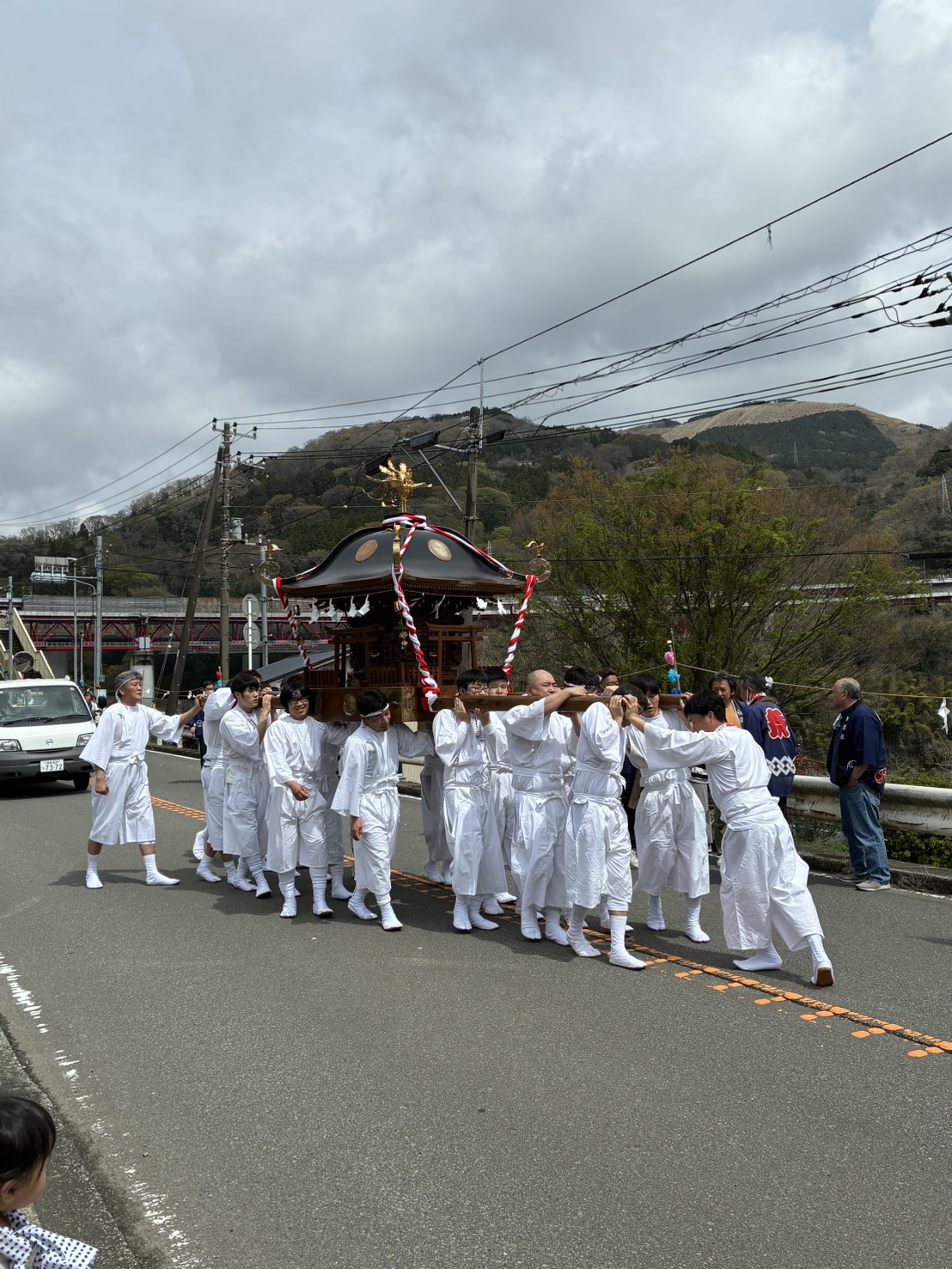 地域のお祭りに参加しました(^^♪