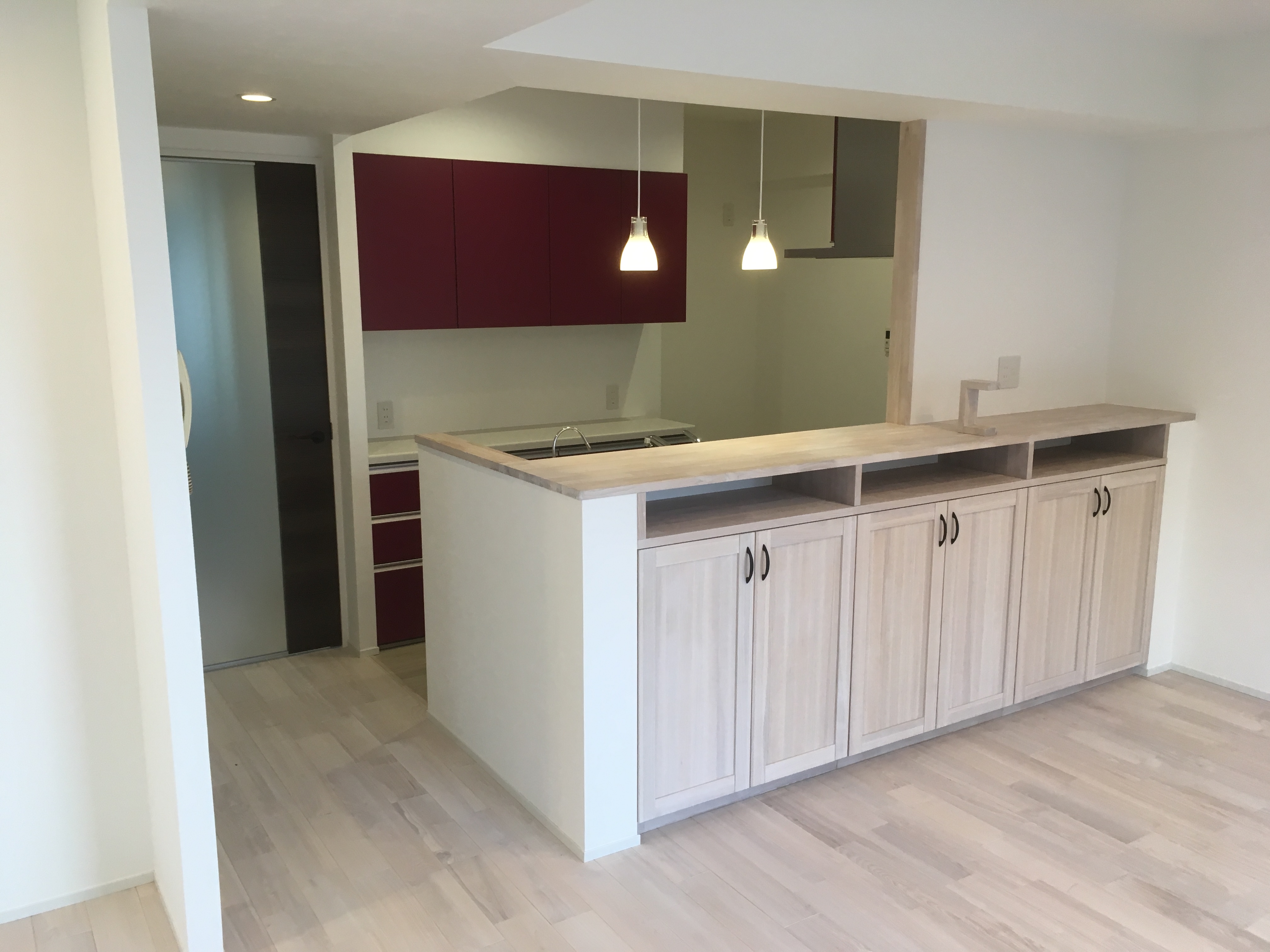 キッチンカウンター前収納はやっぱり便利！