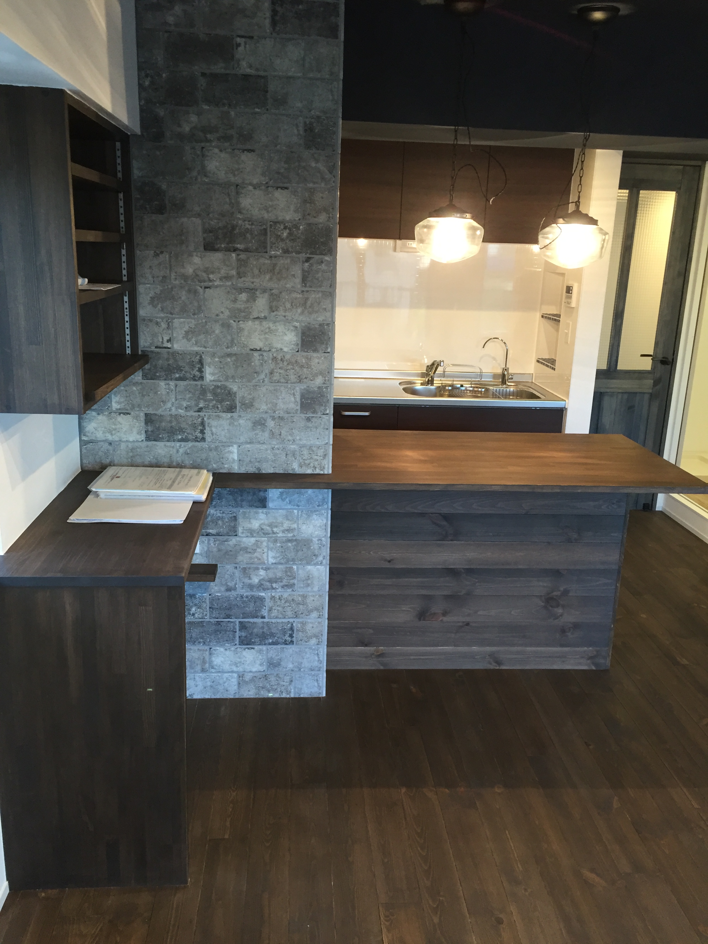 引き渡し前リフォーム現場の様子。