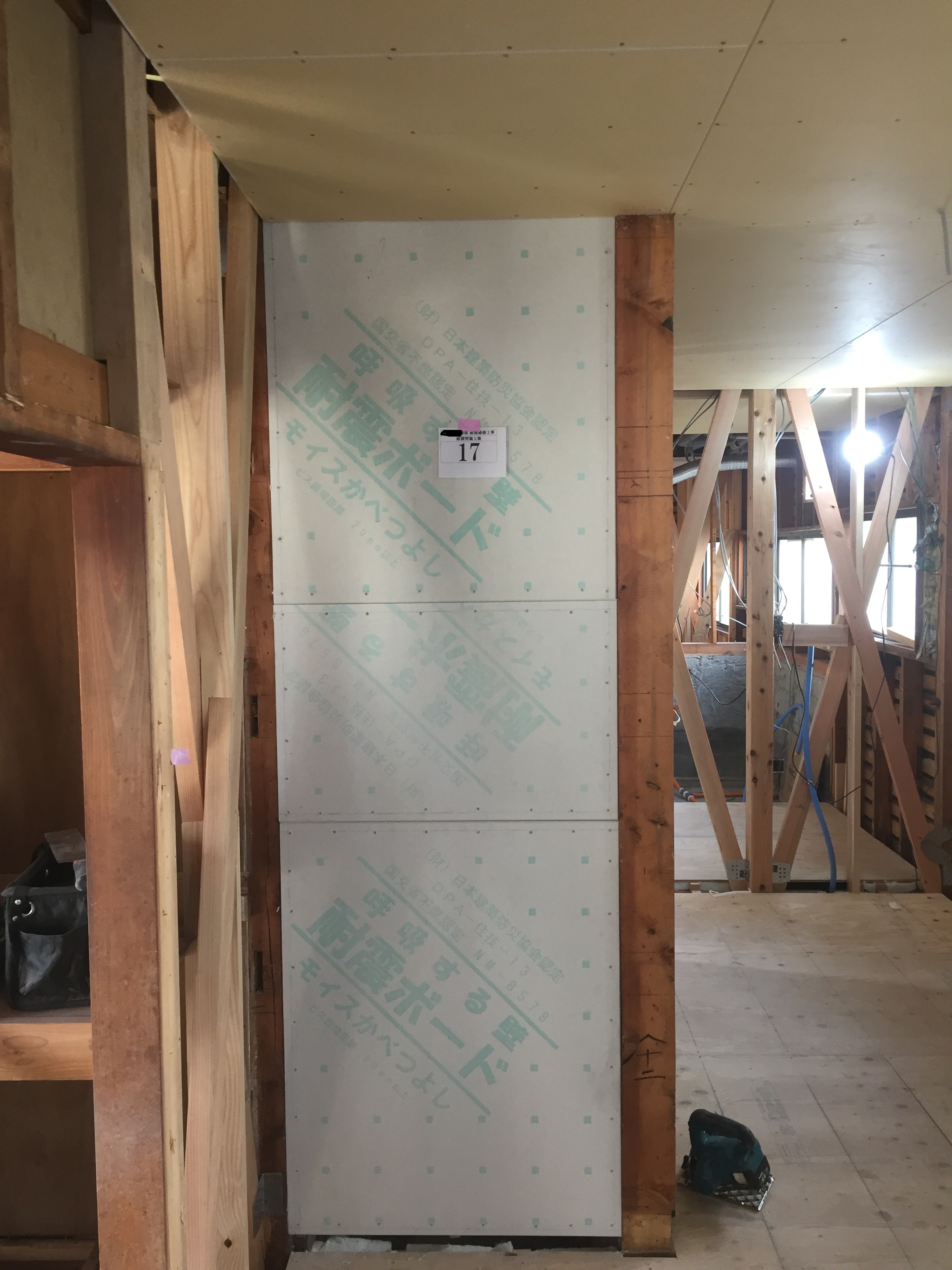 戸建てリフォーム　耐震補強工事