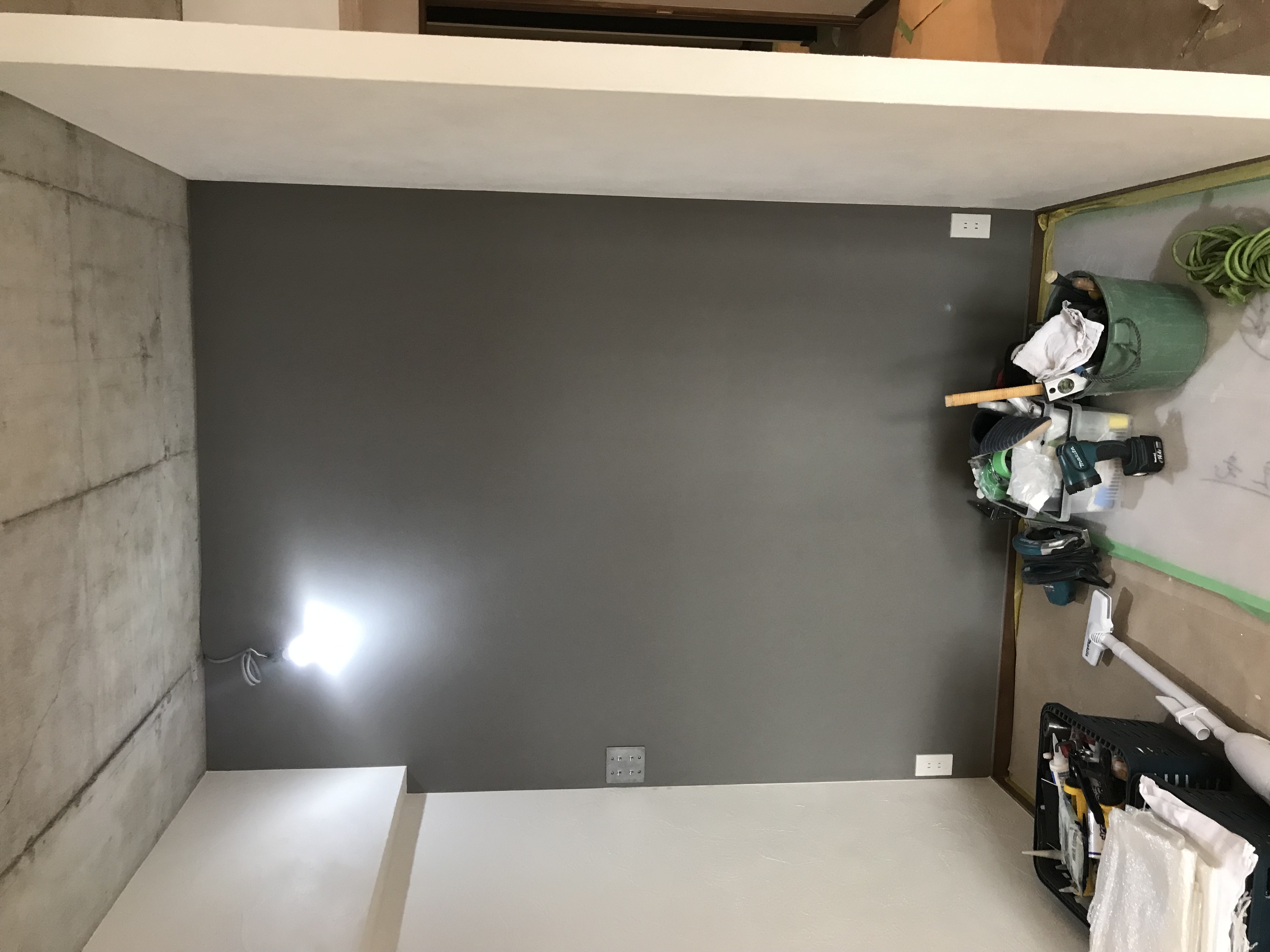 マンション天井躯体表し