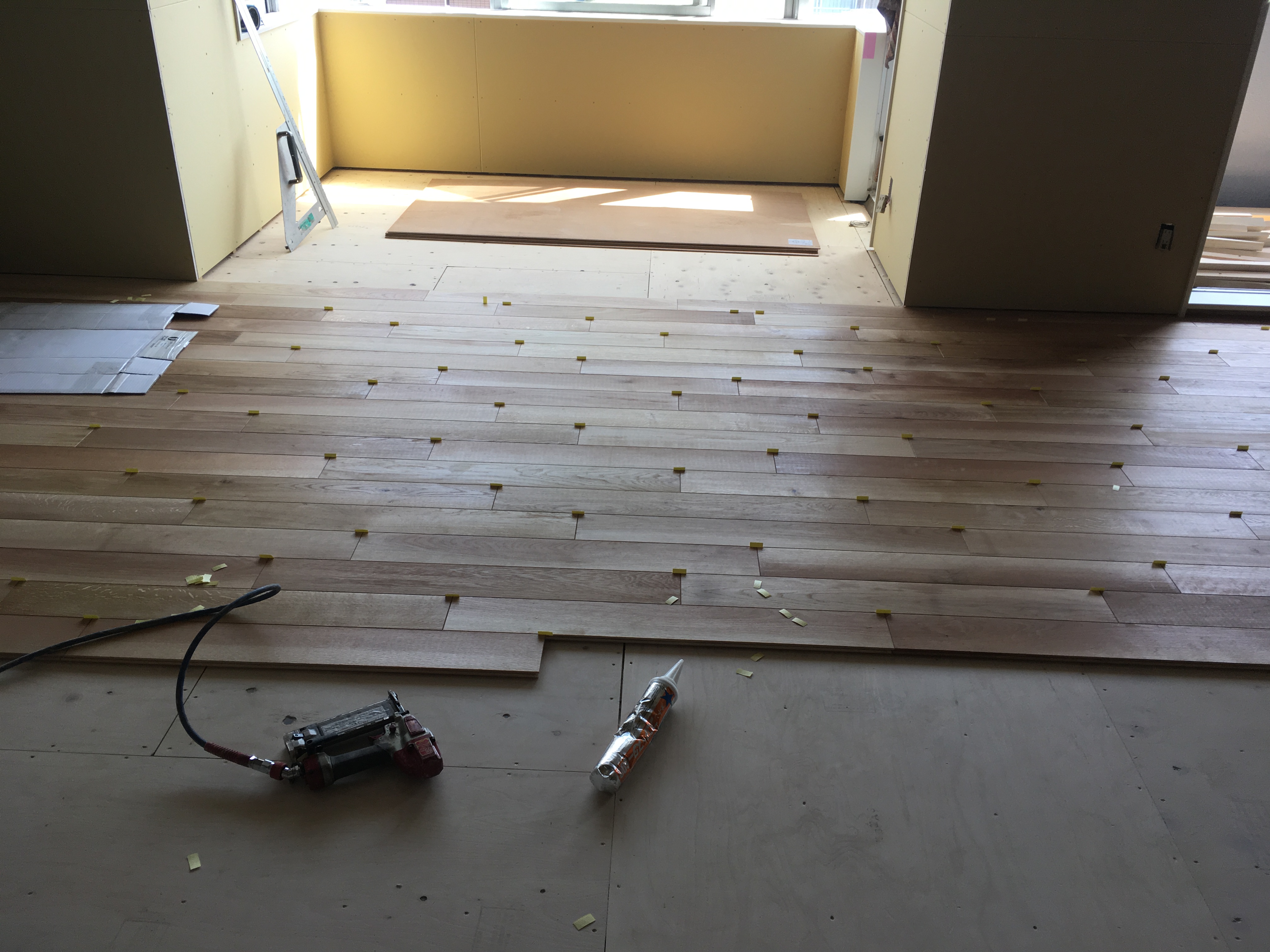 マンション　無垢フローリング