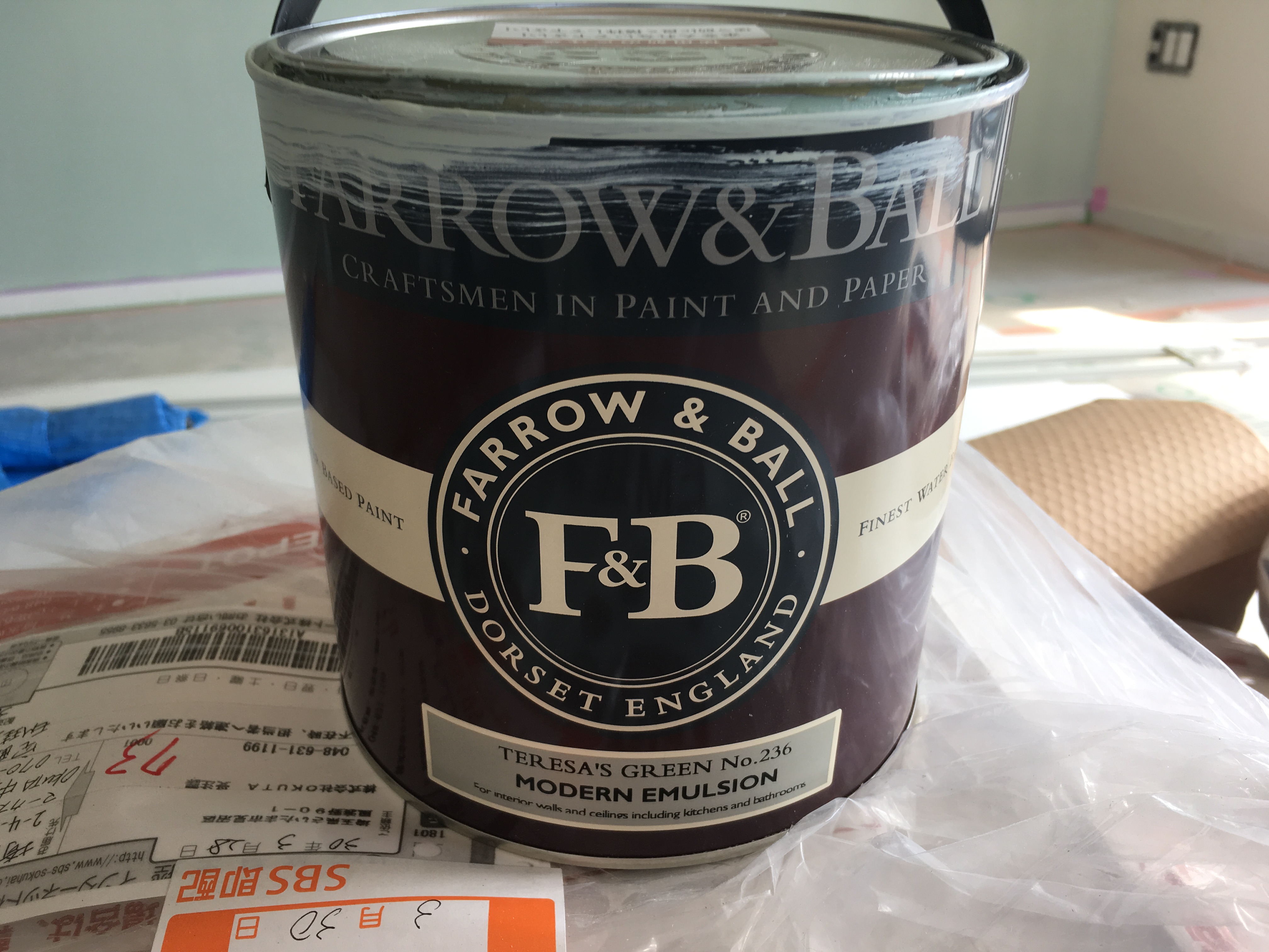 ☆塗装工事☆　～F＆B　DIXBLUE色　No82～