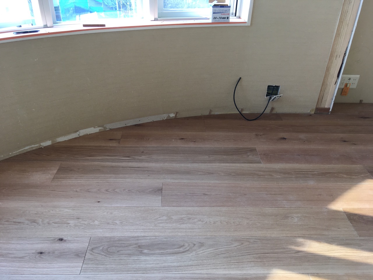 広々としたLDK～木工事～