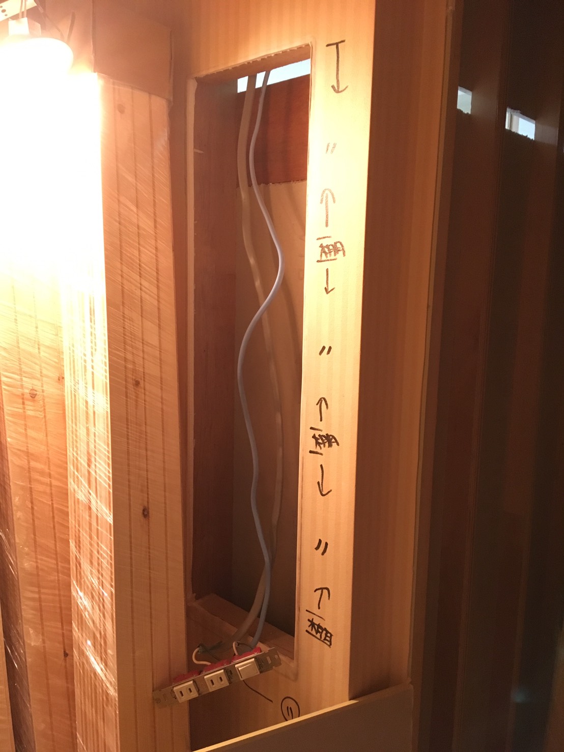 埋め込み収納をニッチへ！