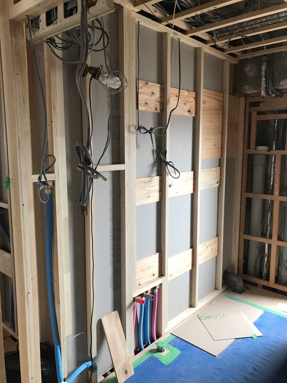 マンションフル改装　木工事中盤編