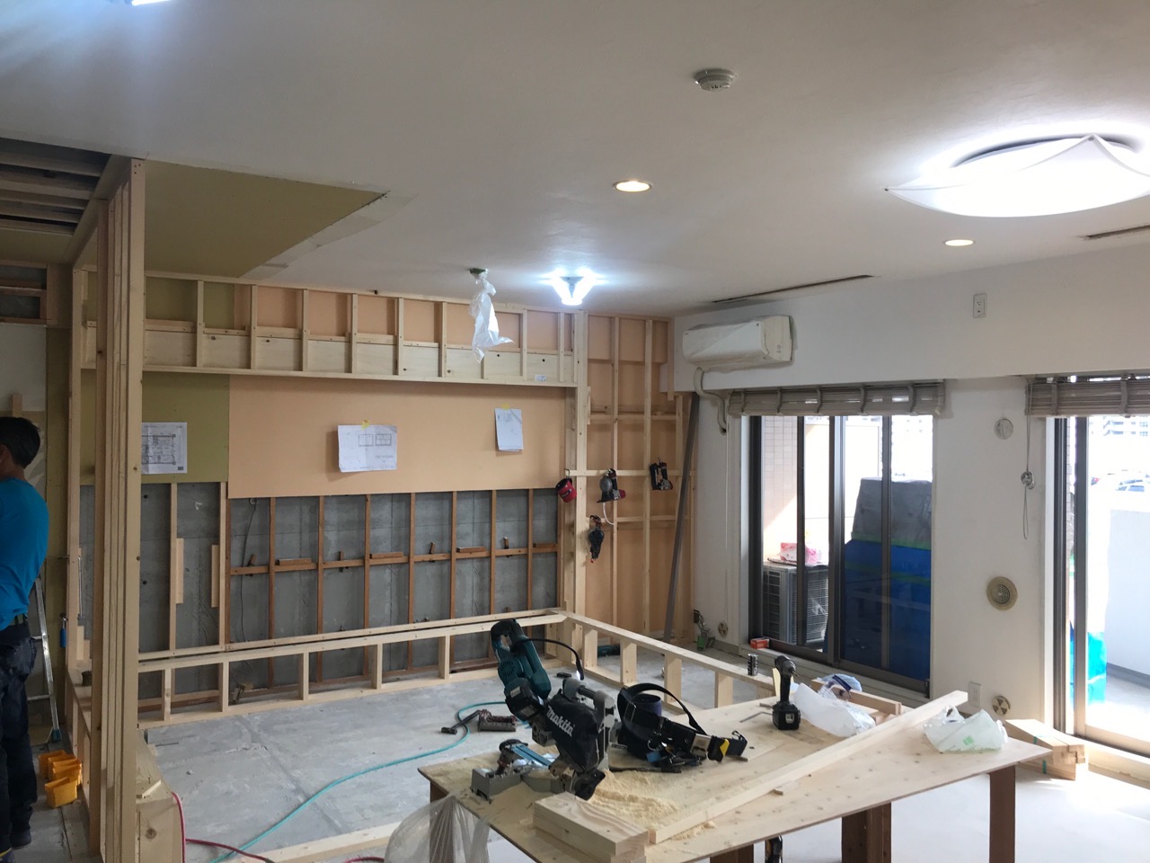 マンション間仕切り壁の防音