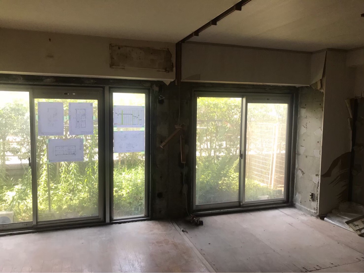 マンション外壁面の断熱