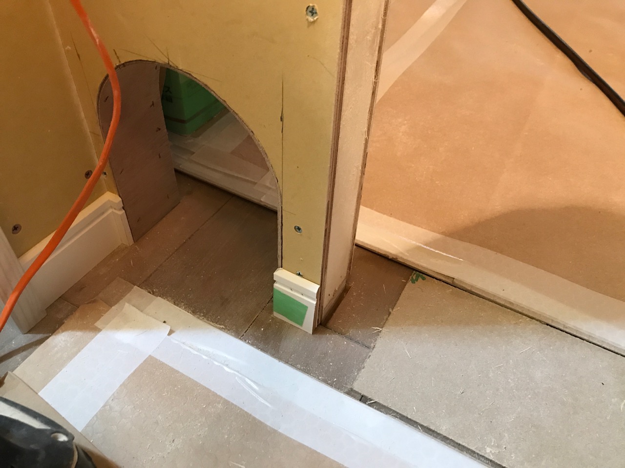 お部屋の雰囲気を変えるアール開口