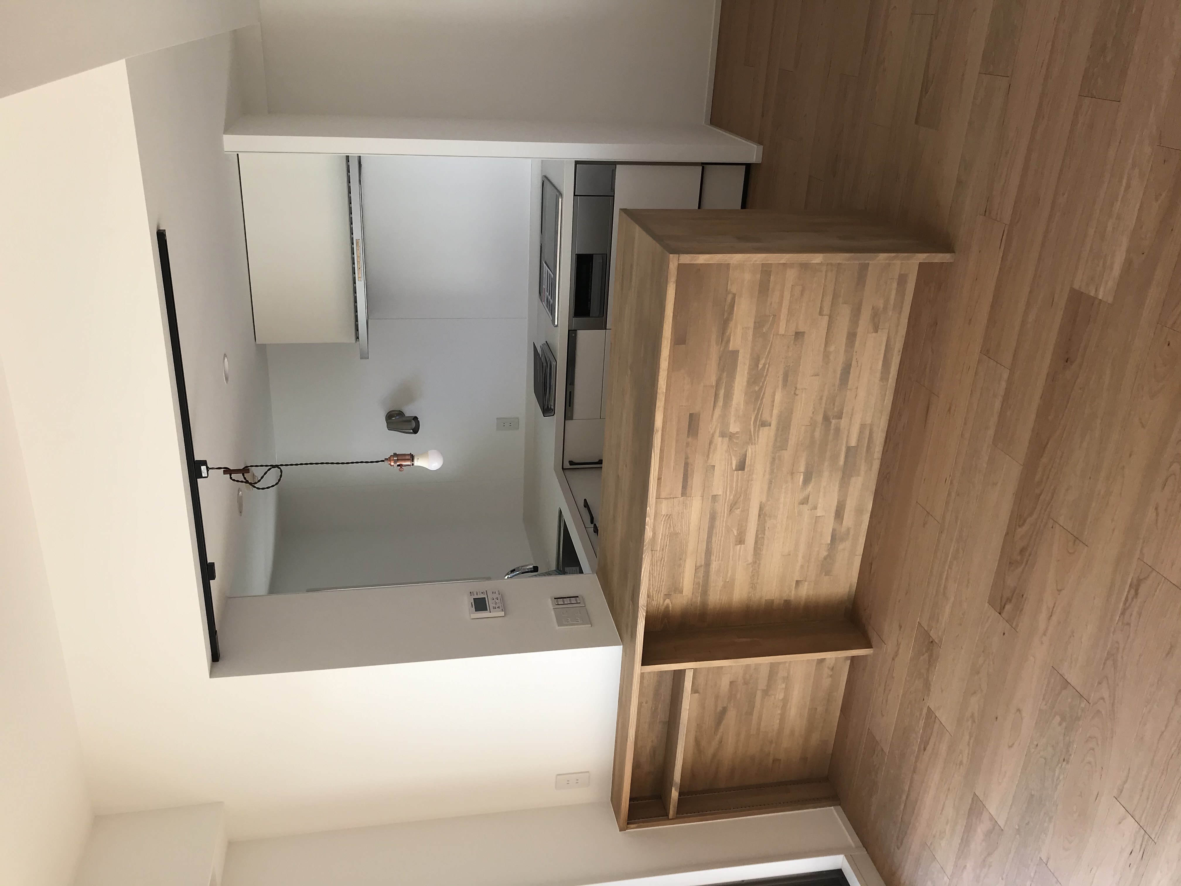 ナチュラルなキッチンカウンター