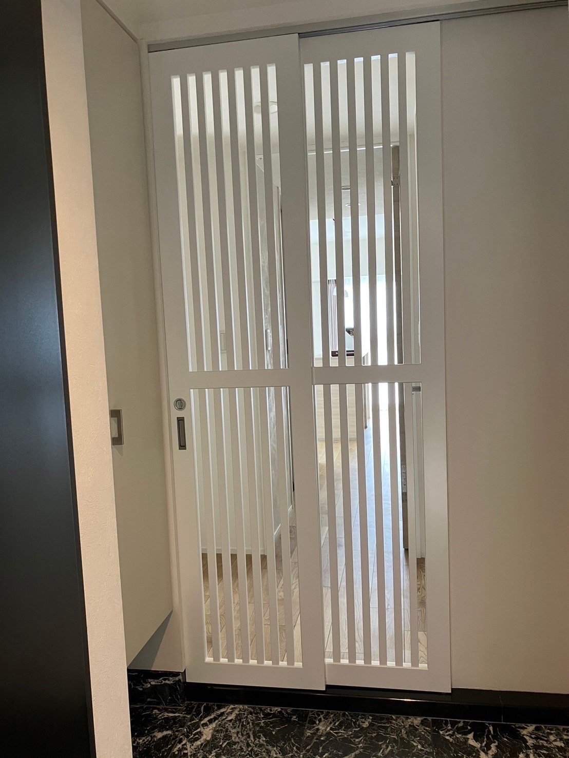 猫ちゃんワンちゃん脱走防止造作建具