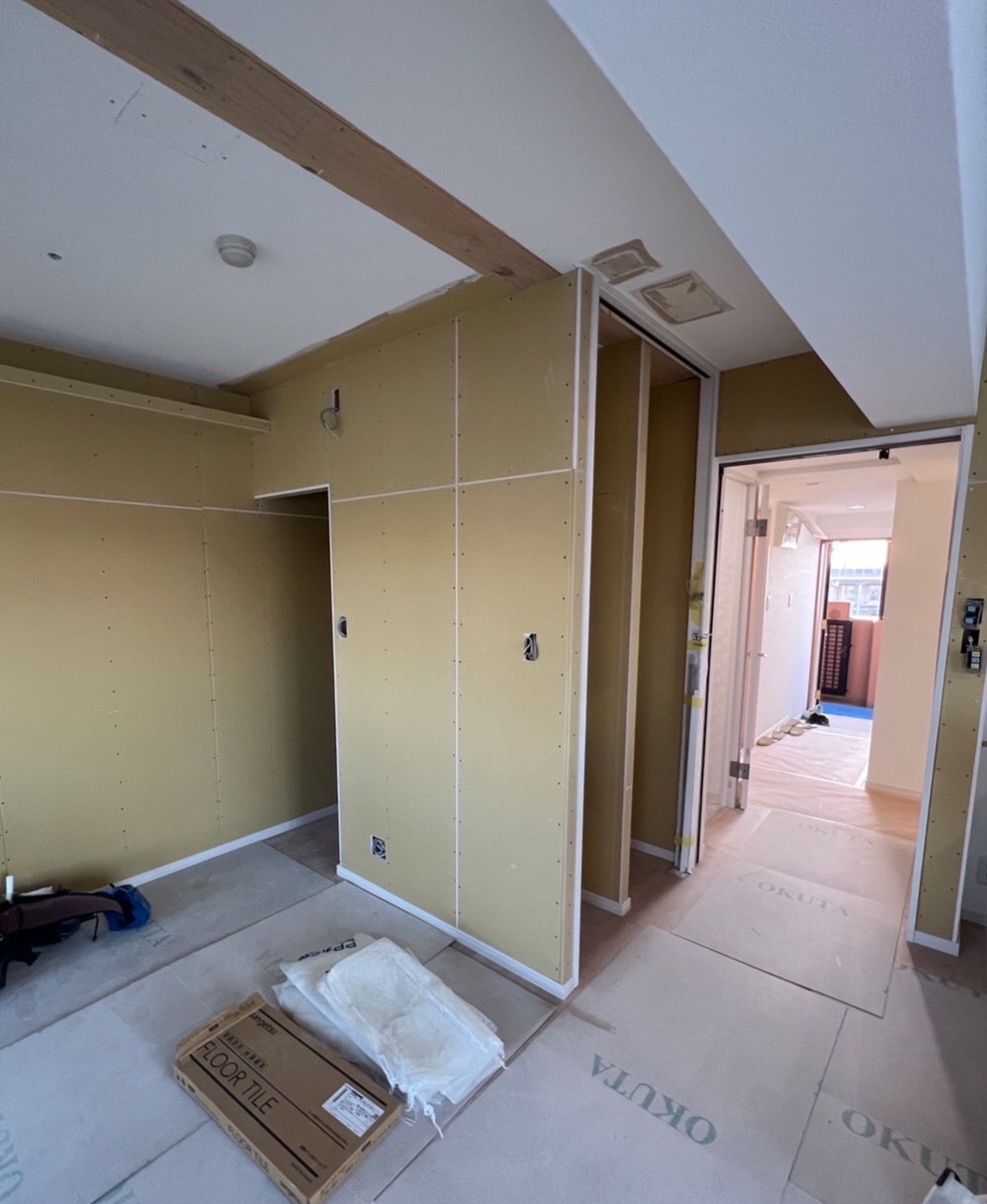 ウォークインクローゼット造作