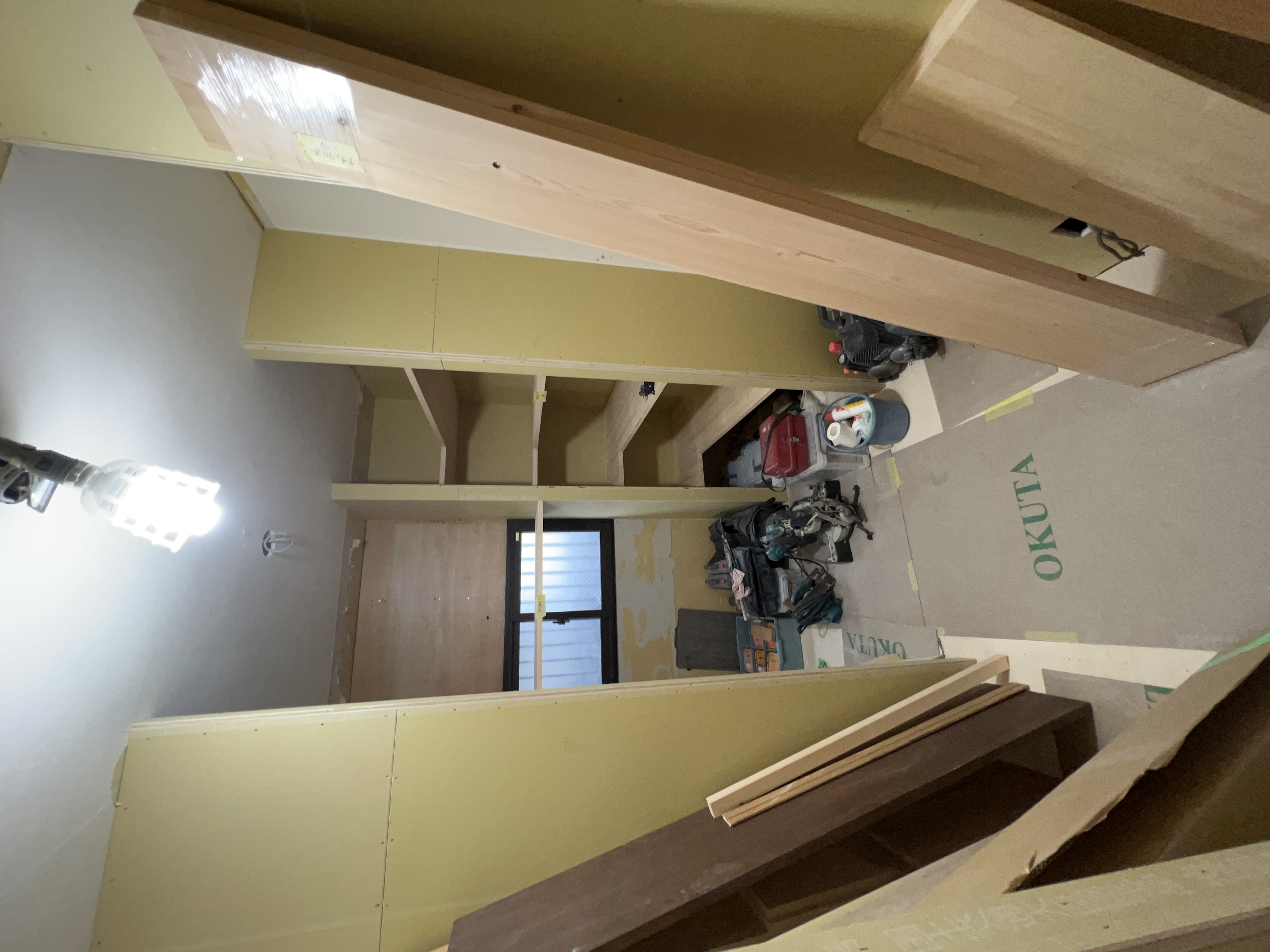 アーチ壁作成しました！