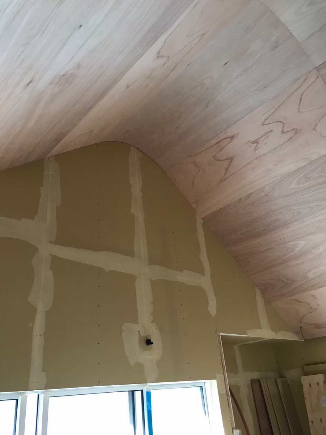 【施工実例】アーチ状の天井⁉