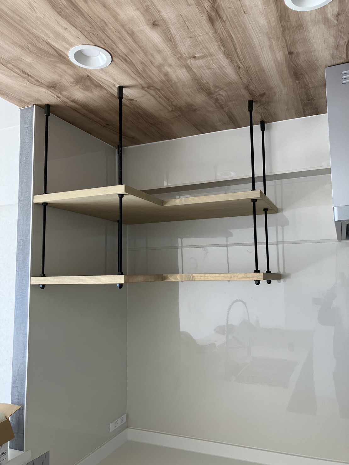 【施工実例】造作吊戸棚