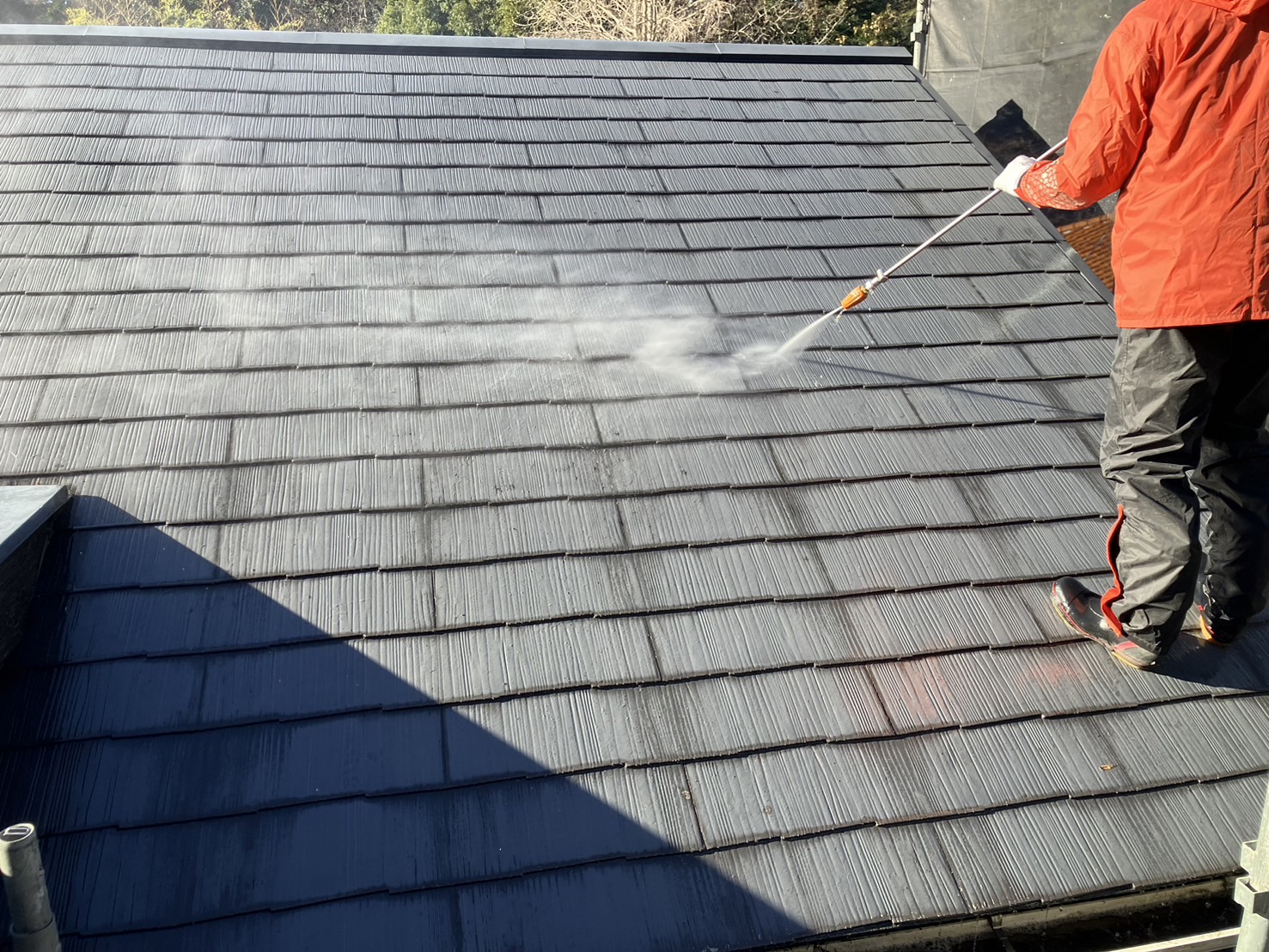 外壁塗装～高圧洗浄～