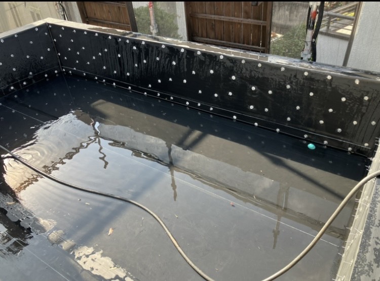 散水テスト～雨漏れ工事～