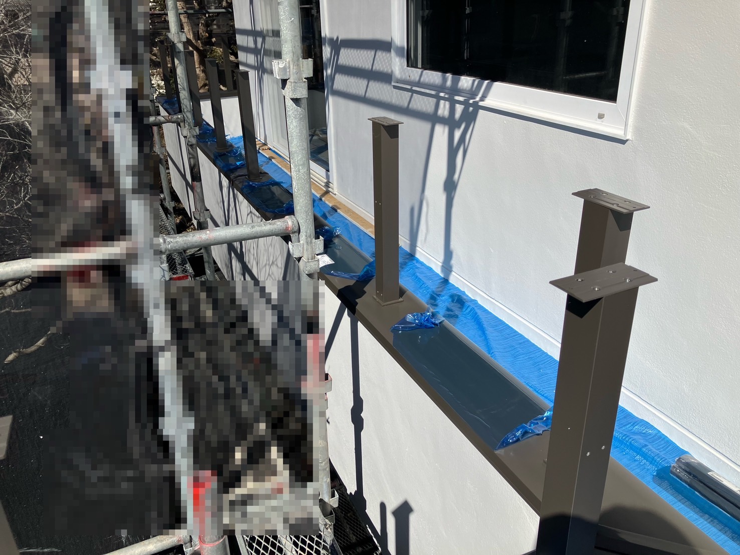 手すり取付け～バルコニー～